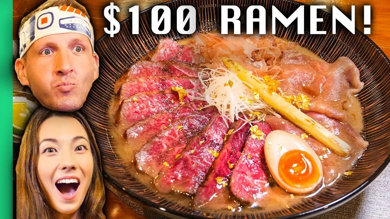 $2 Ramen VS $100 Ramen in Tokyo, Japan!!! Never Seen Before!!